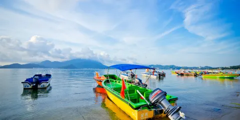 深圳大梅沙+大鵬所城+較場尾+楊梅坑一日包車遊@打卡玻璃海
