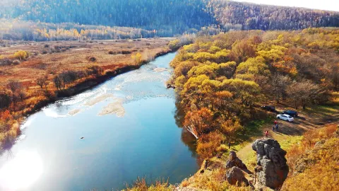 Laoyingzui attraction in Ergun