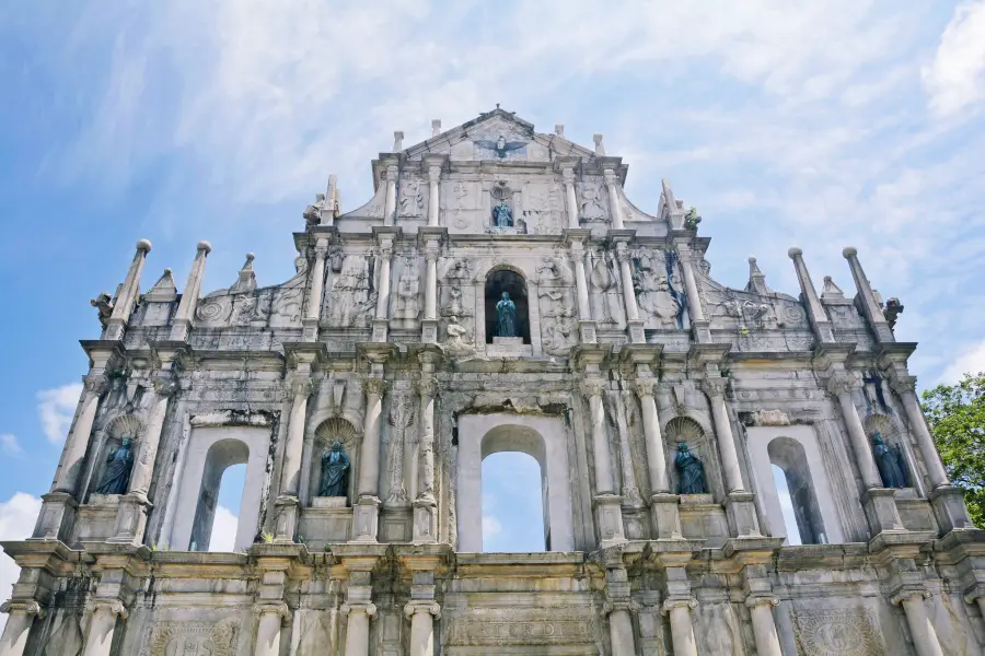 Ruinas de la catedral de San Pablo de Macao