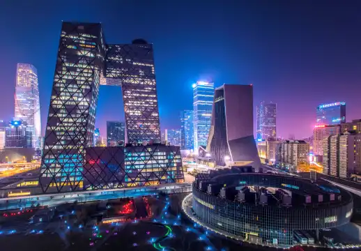 鄰近新央視大樓的酒店