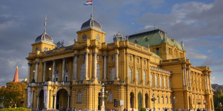 Kroatisches Nationaltheater in Zagreb