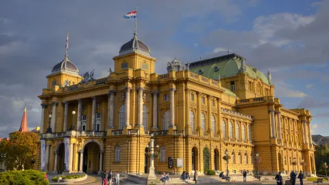 Croatian National Theatre attraction in Zagreb