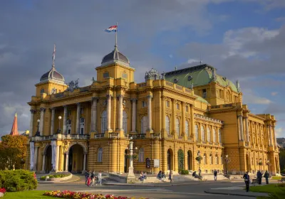Kroatisches Nationaltheater in Zagreb