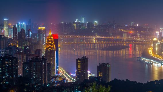 Tour privado por el Chongqing iluminado