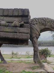 茶馬古道的紀念雕像