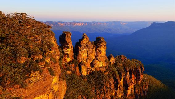 Billet pour le téléphérique du Parc national des Blue Mountains à Sydney, Australie (incluant le téléphérique + bon pour déjeuner au restaurant avec vue panoramique au sommet ou option Bus)