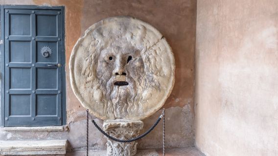 Palatine Hill + Colosseum + Trajan's Column + Mouth of Truth + Piazza Venezia + Arc de Triomphe