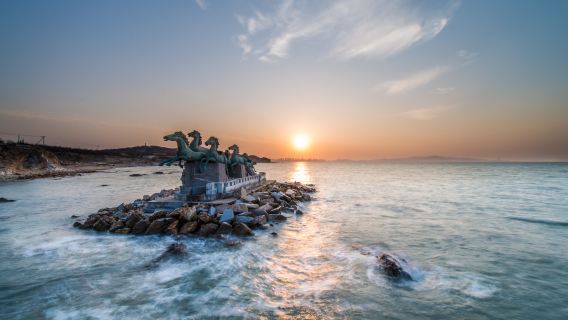 養馬島+煙台山+海昌漁人碼頭一日包車遊【純玩包車上門接送】