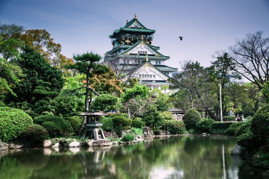 日本大阪城公園+大阪城天守閣+道頓堀+通天閣+梅田藍天大廈一日遊