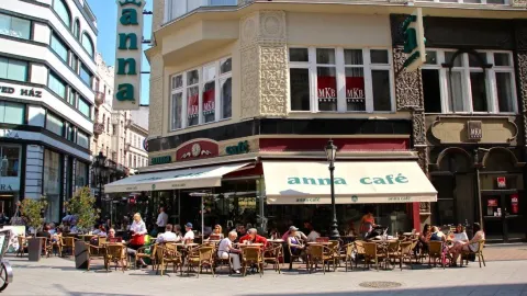 Anna Cafe(Vaci Street) in Budapest