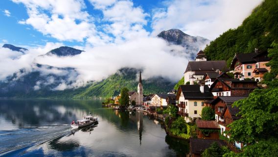 1-day tour of Hallstatt, Austria|Includes cruise or bone church visit|Round-trip Vienna
