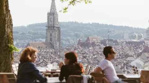 Rosengarten in Bern