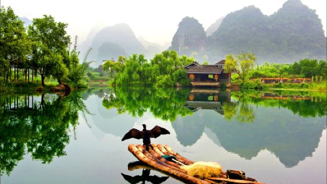 陽朔遇龍河景區+十里畫廊+世外桃源一日遊【私家團一單一團】