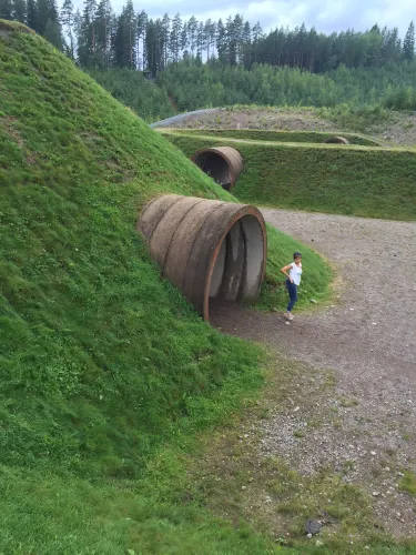 Up and under