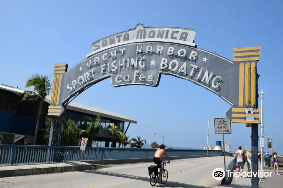 Santa Monica Yacht Harbor Sign