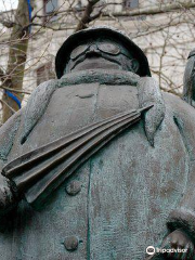 Giles Circus Statue