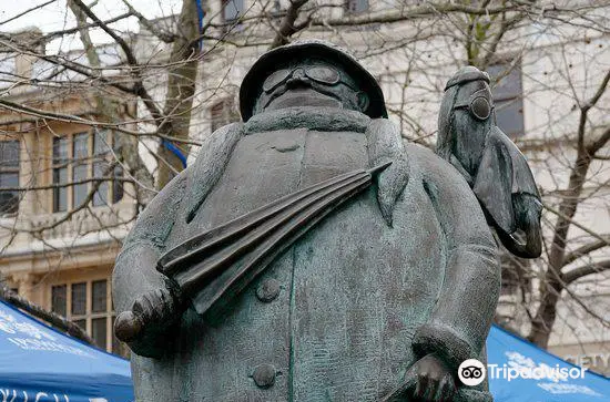 Giles Circus Statue