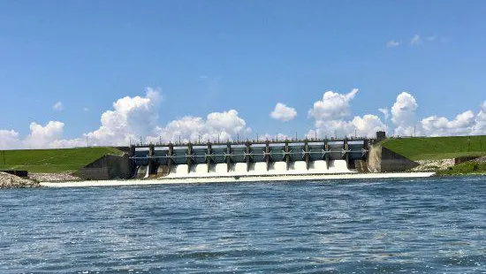 Lake Livingston Dam