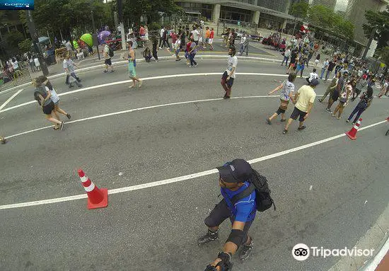 Leisure Bike Lane of the city of Sao Paulo