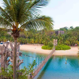 Floating Bridge at Siloso Beach