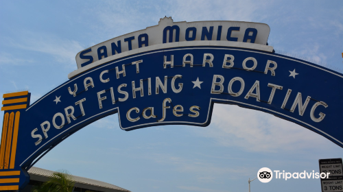 Santa Monica Yacht Harbor Sign