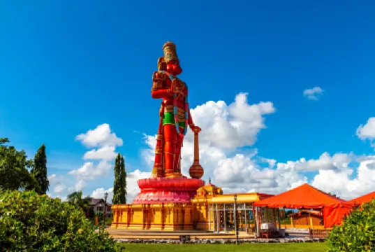 Dattatreya Temple and Hanuman Statue