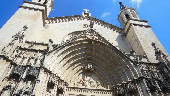 The Penedes from its highest bell tower: Basilica of Santa Maria