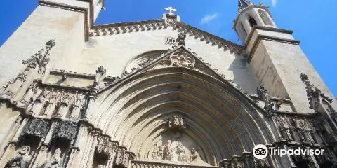 The Penedes from its highest bell tower: Basilica of Santa Maria