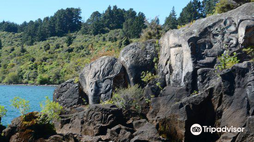 Maori Rock Carvings