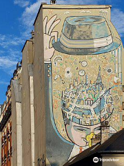 Fresque "Paris dans la tête" de François Boisrond