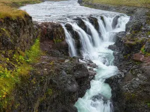 Kolugljufur Waterfall