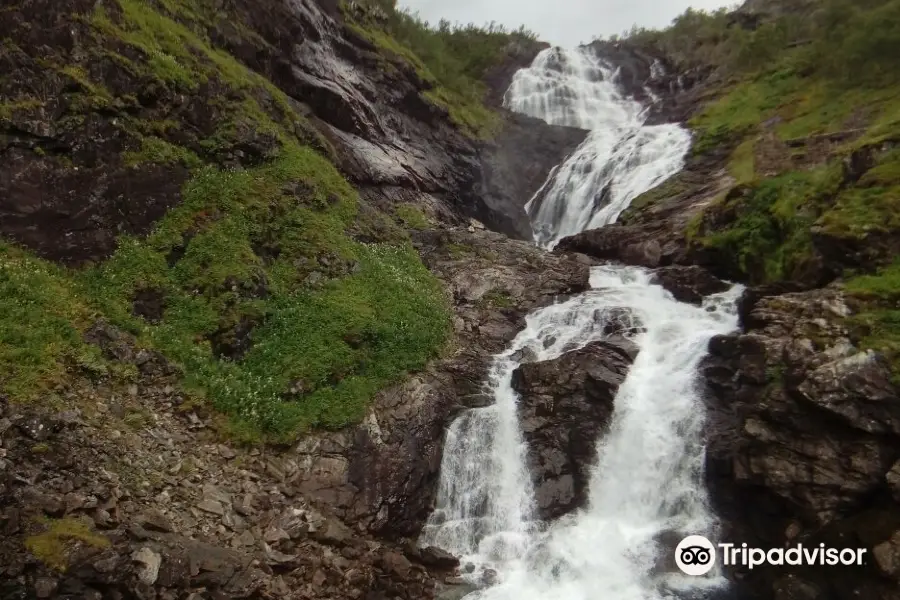 Kjelfossen Waterfall