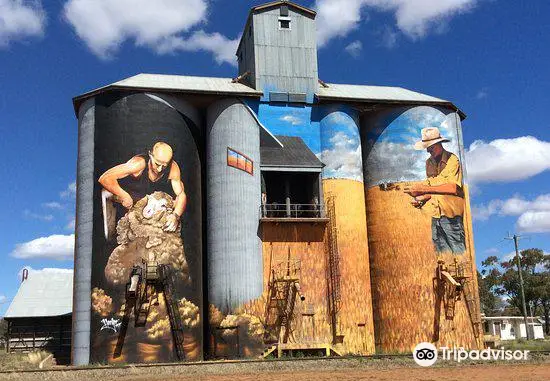 Weethalle Silo Art by Heesco Khosnaran