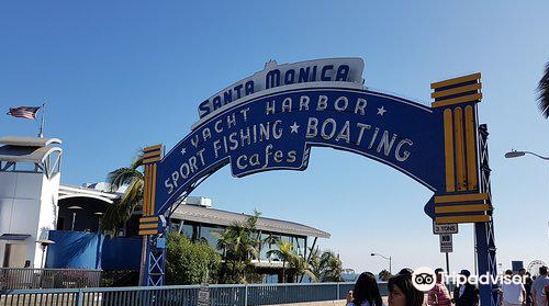 Santa Monica Yacht Harbor Sign