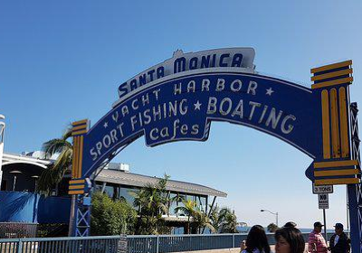 Santa Monica Yacht Harbor Sign