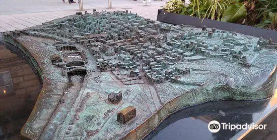 Bronze 3D Map of City Centre