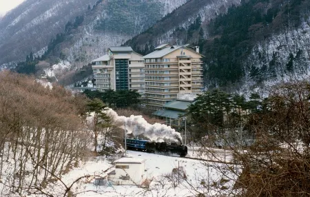 Hotel Hananoyu Отели рядом со станцией JR Bandai-Atami station