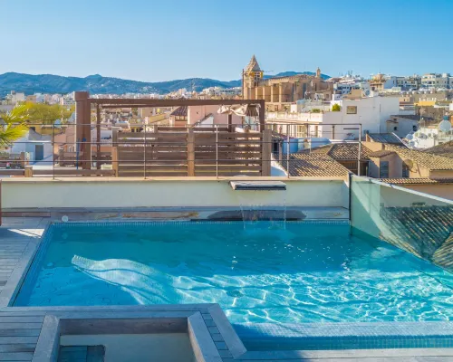 Petit Palace Hotel Tres Hotels near Placa Major