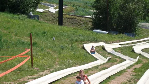 Park City Alpine Slide attraction in Utah